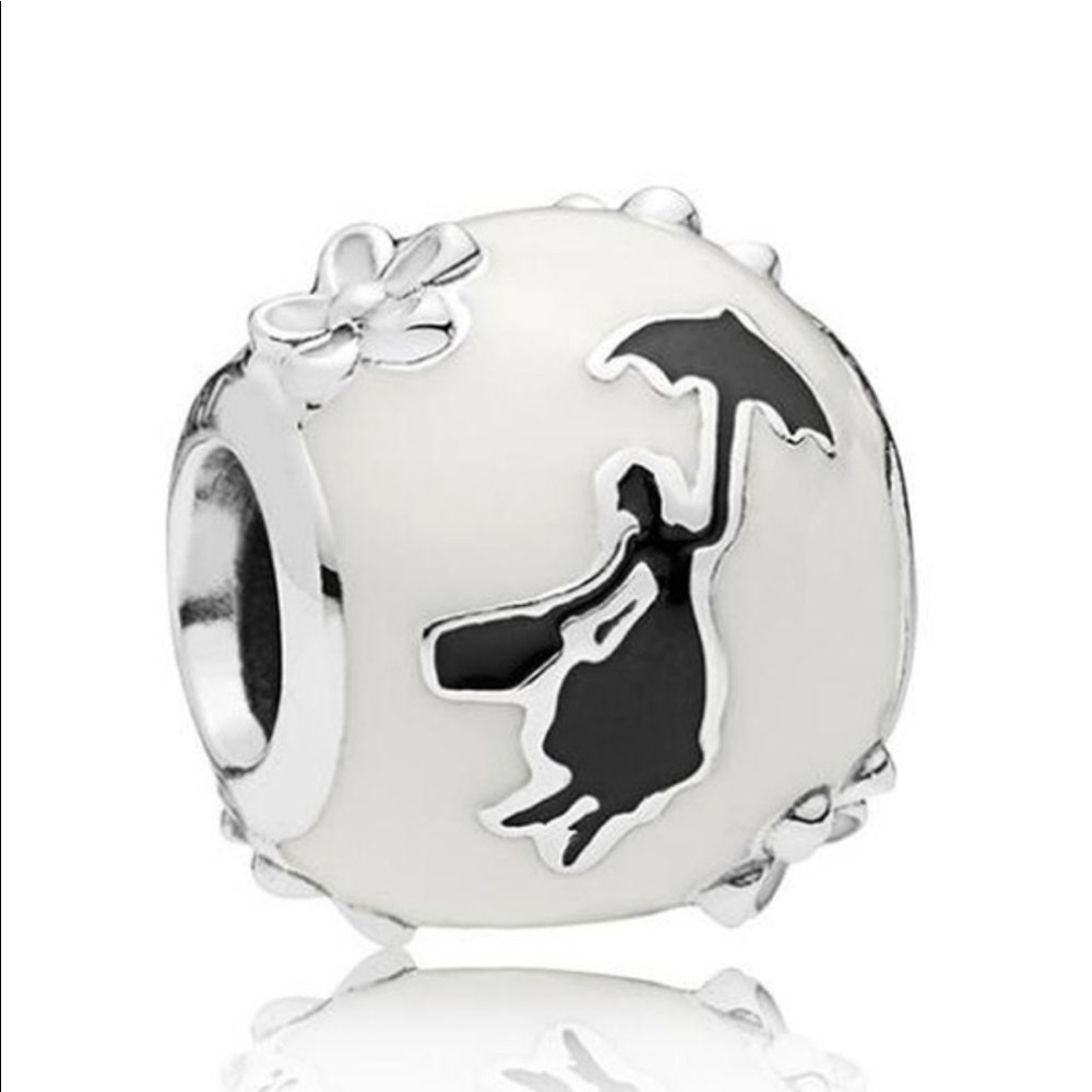 ☂️5/$25 Mary Poppins w/Umbrella Slider Charm Bead